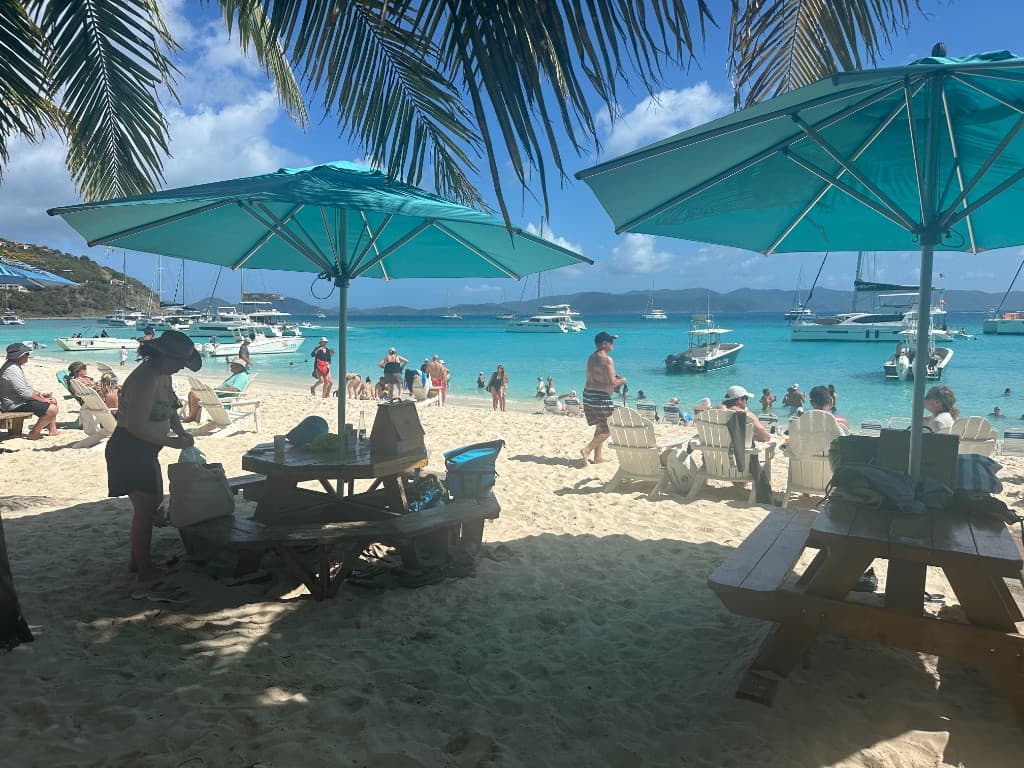 White Bay, BVI (captained a bareboat charter)