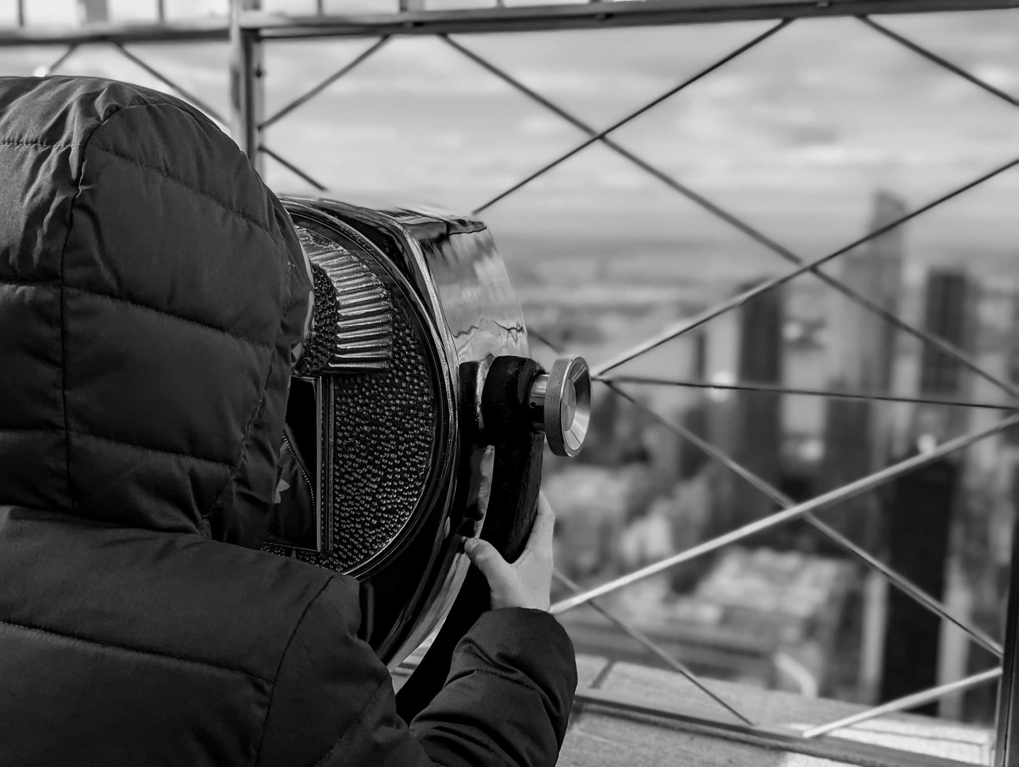 City view from observation deck